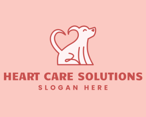 Dog Heart Love logo design