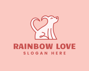 Dog Heart Love logo design