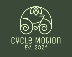 Pedaling - Eco Friendly Bike logo design