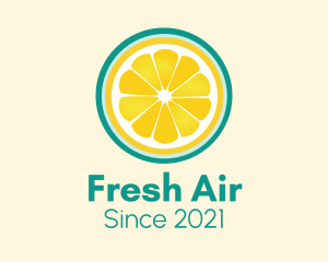 Fresh Squeeze Lemon Slice logo design