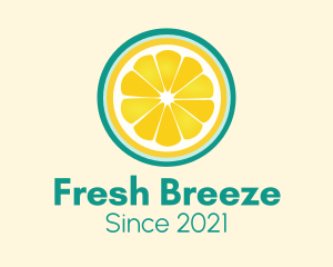 Fresh Squeeze Lemon Slice logo design