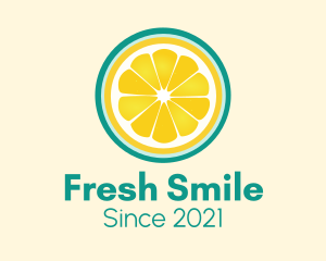 Fresh Squeeze Lemon Slice logo design