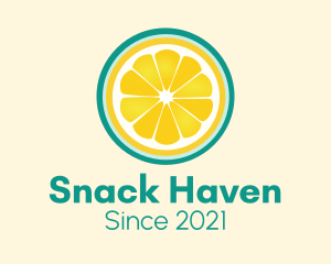 Fresh Squeeze Lemon Slice logo design