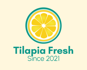 Fresh Squeeze Lemon Slice logo design