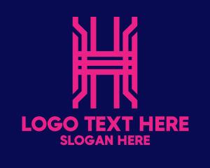 High Tech - Industrial Tech H logo design