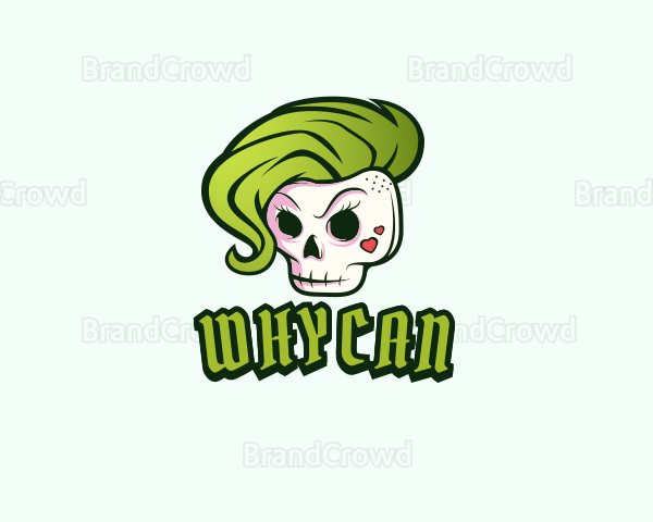Punk Skull Rocker Logo