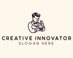 Inventor - Science Laboratory Chemist logo design