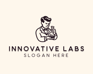 Science Laboratory Chemist logo design