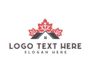 Canada - Maple Leaf House logo design