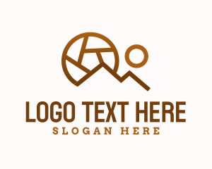 Photograph - Landscape Mountain Photography logo design