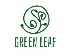 Plant - Green Organic Plant logo design