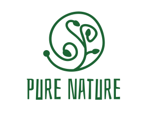 Organic - Green Organic Plant logo design