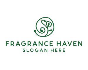 Green Organic Plant logo design