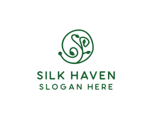 Green Organic Plant logo design