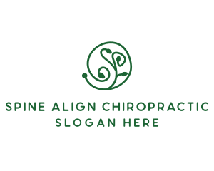 Green Organic Plant logo design