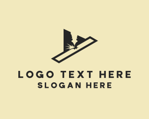 Tool - Laser Cutting Engraving logo design