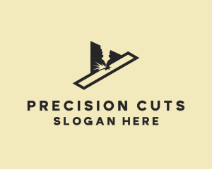 Laser Cutting Engraving logo design