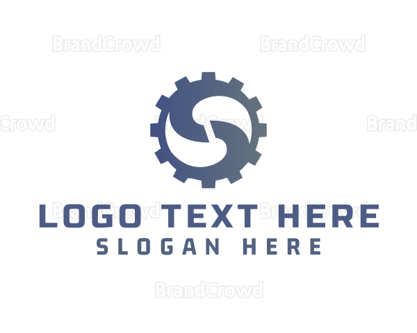 Cog Letter S Logo