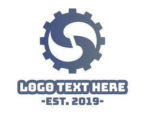 Cog - Cog Letter S logo design
