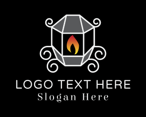 Vintage - Vintage Ornate Lamp logo design