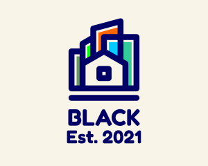 Housing - Multicolor Urban House logo design