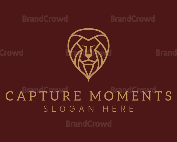 Lion Mane Animal Logo