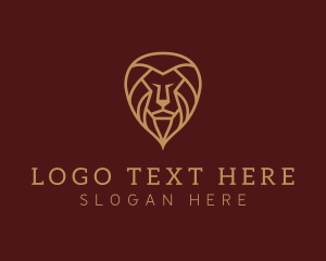 Lion Mane Animal Logo