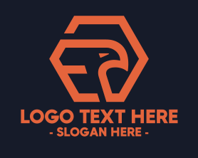 Eagle - Hexagon Eagle logo design