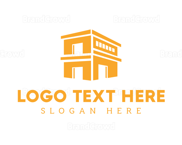 Gold Shop Building Logo