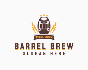 Beer Barrel Brewery logo design