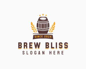 Beer Barrel Brewery logo design