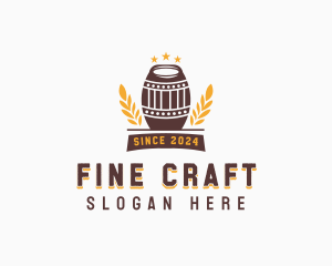 Beer Barrel Brewery logo design