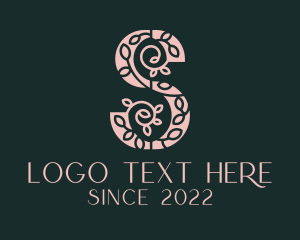 Beauty Parlor - Fashion Designer Letter S logo design