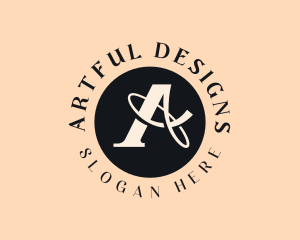 Stylish Boutique Letter A logo design