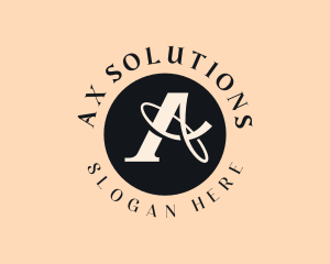 Stylish Boutique Letter A logo design