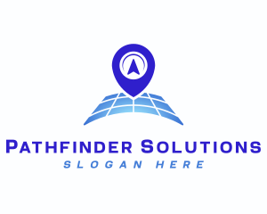 Map Navigator Pin logo design