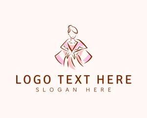 Filipiniana - Filipiniana Dress Fashion logo design