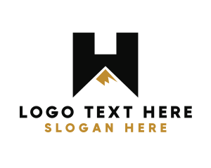Mountain Peak H Logo