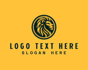 Wildlife Lion Animal logo design