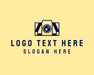 Vlogger - Photo Camera Photography logo design