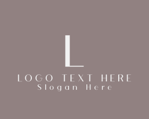 Fashion Minimalist Beauty Logo