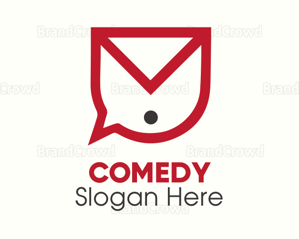 Envelope Chat Bubble Logo