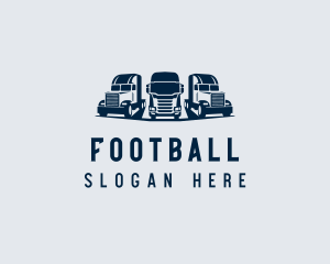 Trucking - Blue Fleet Trucking logo design