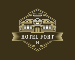 Residential House Hotel logo design