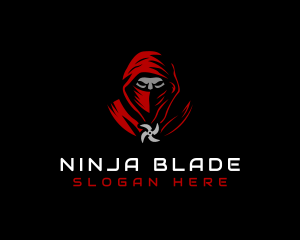 Shuriken - Ninja Gaming Avatar logo design