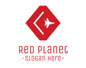 Red Jet Aviation logo design