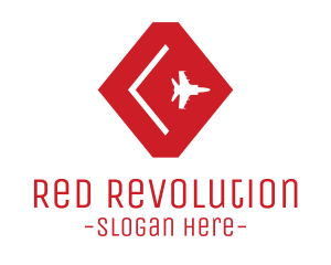 Red Jet Aviation logo design