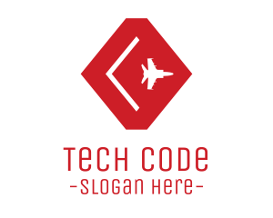 Code - Red Jet Aviation logo design