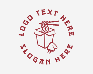 Chinese - Ramen Takeout Noodles logo design