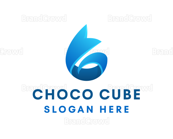 Blue Ribbon Water Logo
